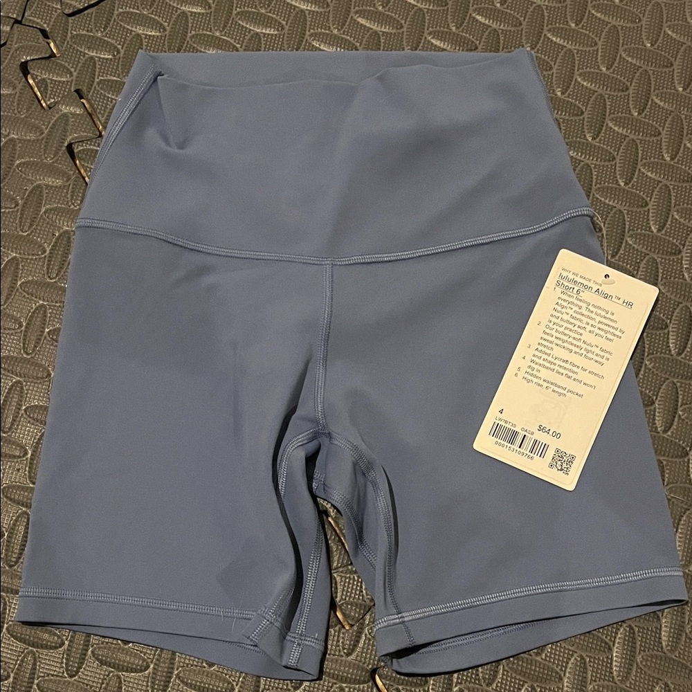 lululemon athletica Women's blue oasis Bike Shorts